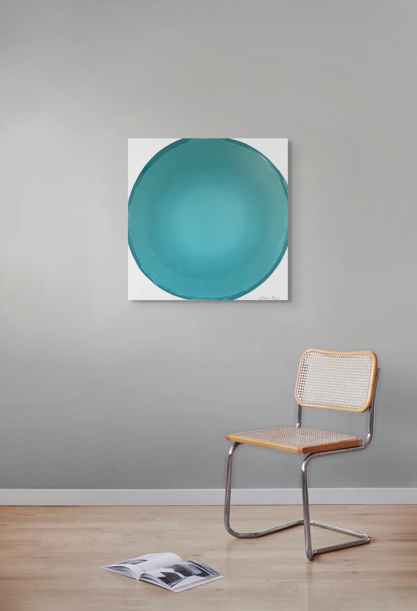 Ethan Blu Mindfulness Circle Print