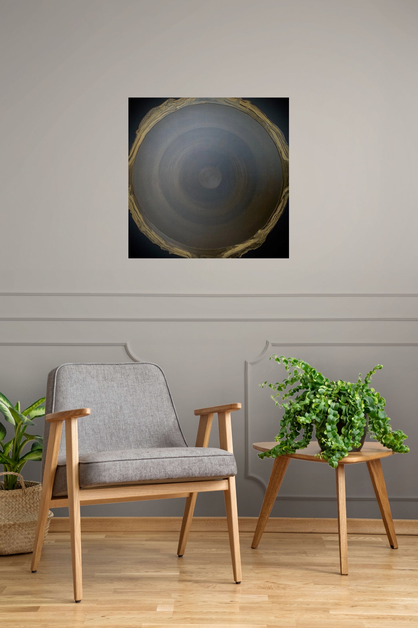 Ethan Blu Mindfulness Circle print