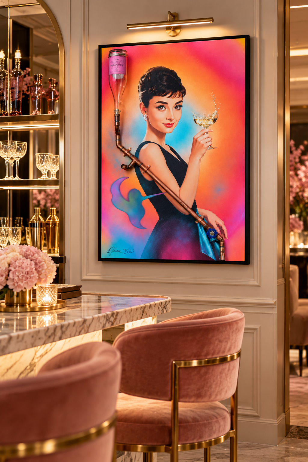 A Toast to Elegance: Audrey Hepburn