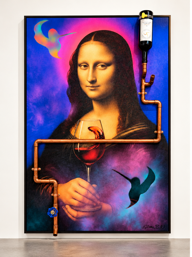 A Toast to Mona: Mona Lisa