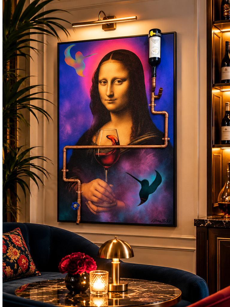 A Toast to Mona: Mona Lisa