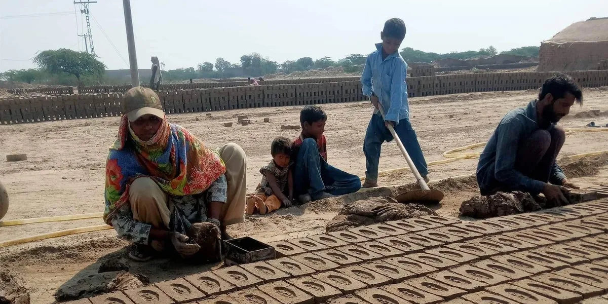 Modern day slavery in the Pakistani Brick Yards.